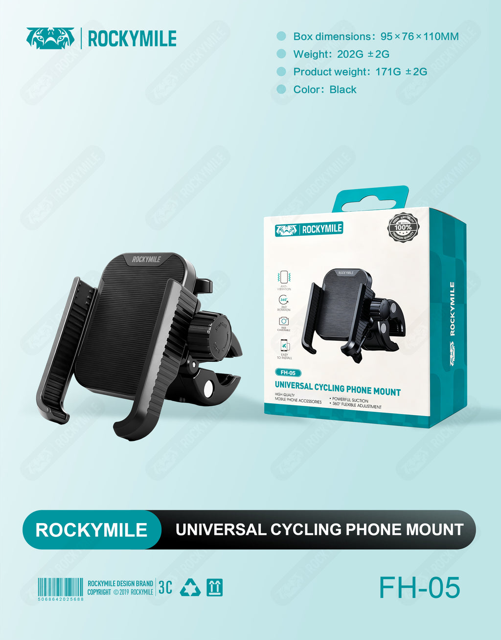 UNIVERSAL CYCLING PHONE MOUNT ( FH-05)