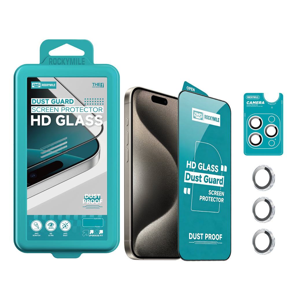 Anti-Dust HD Screen Protector & Camera Lens Protector 2-in-1 Kit (THE1+CAM1)