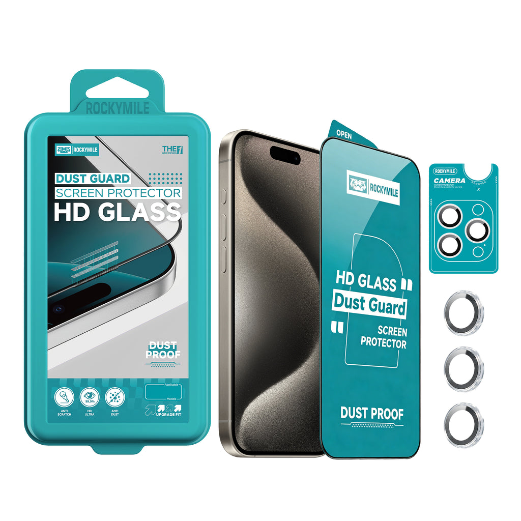 Anti-Dust HD Screen Protector & Camera Lens Protector 2-in-1 Kit (THE1+CAM1)