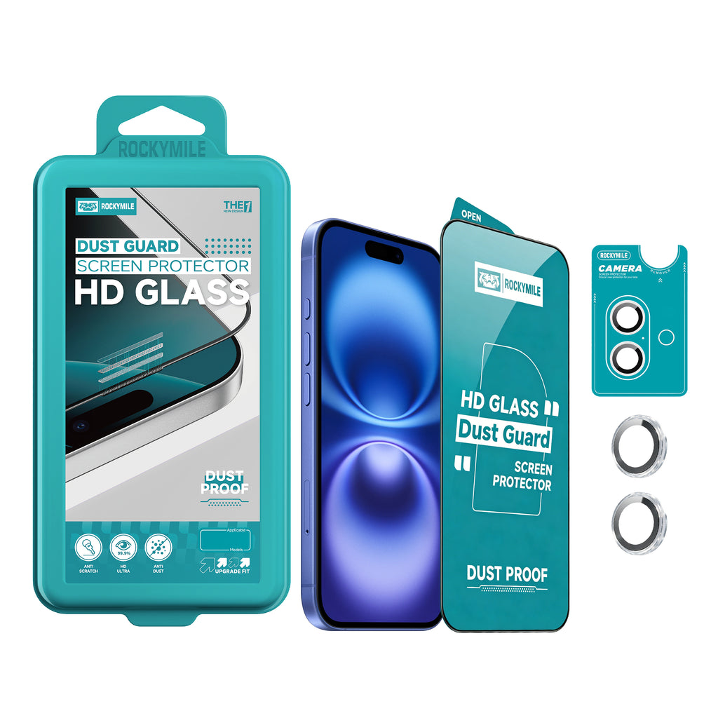 Anti-Dust HD Screen Protector & Camera Lens Protector 2-in-1 Kit (THE1+CAM1)