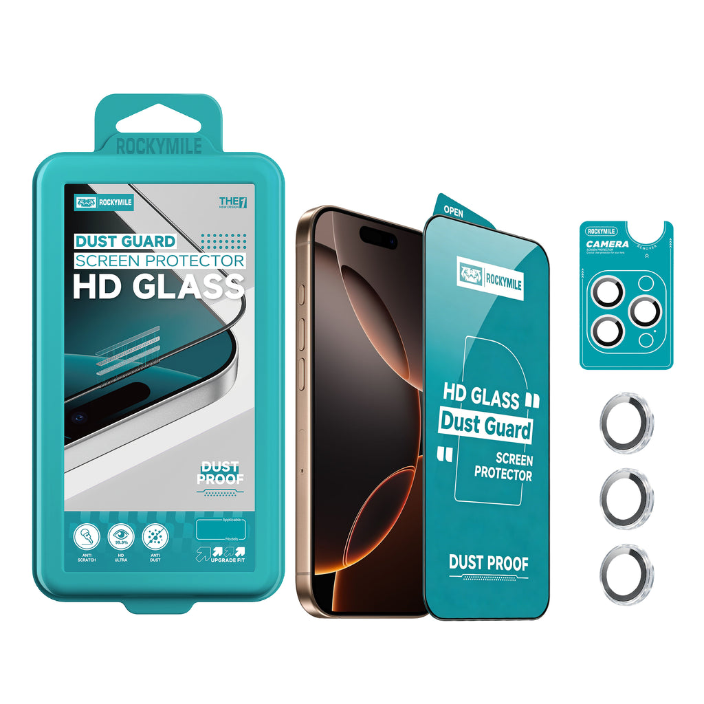 Anti-Dust HD Screen Protector & Camera Lens Protector 2-in-1 Kit (THE1+CAM1)
