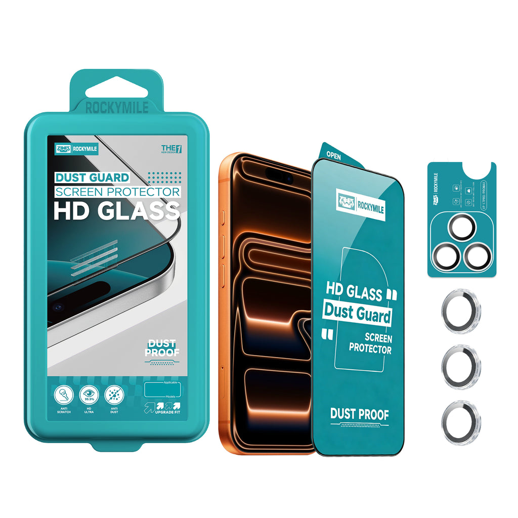 Anti-Dust HD Screen Protector & Camera Lens Protector 2-in-1 Kit (THE1+CAM1)