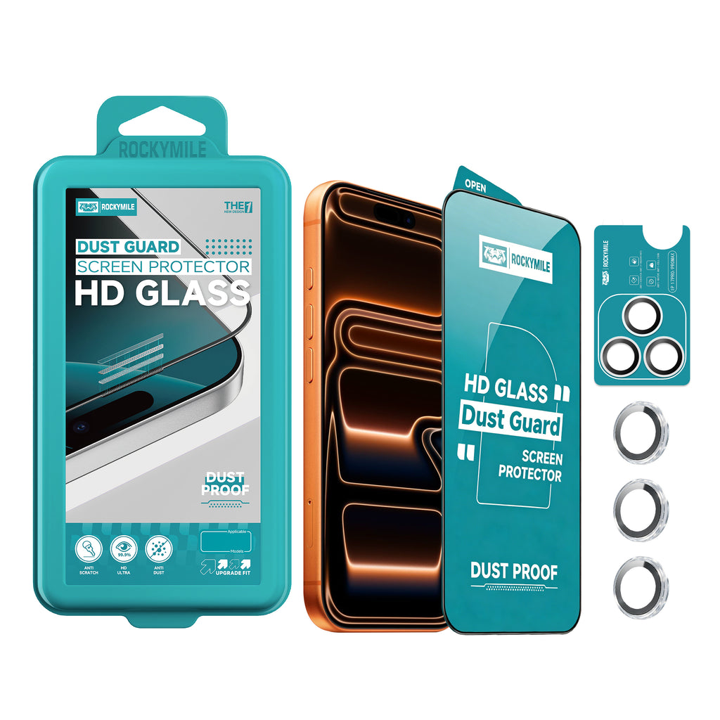 Anti-Dust HD Screen Protector & Camera Lens Protector 2-in-1 Kit (THE1+CAM1)