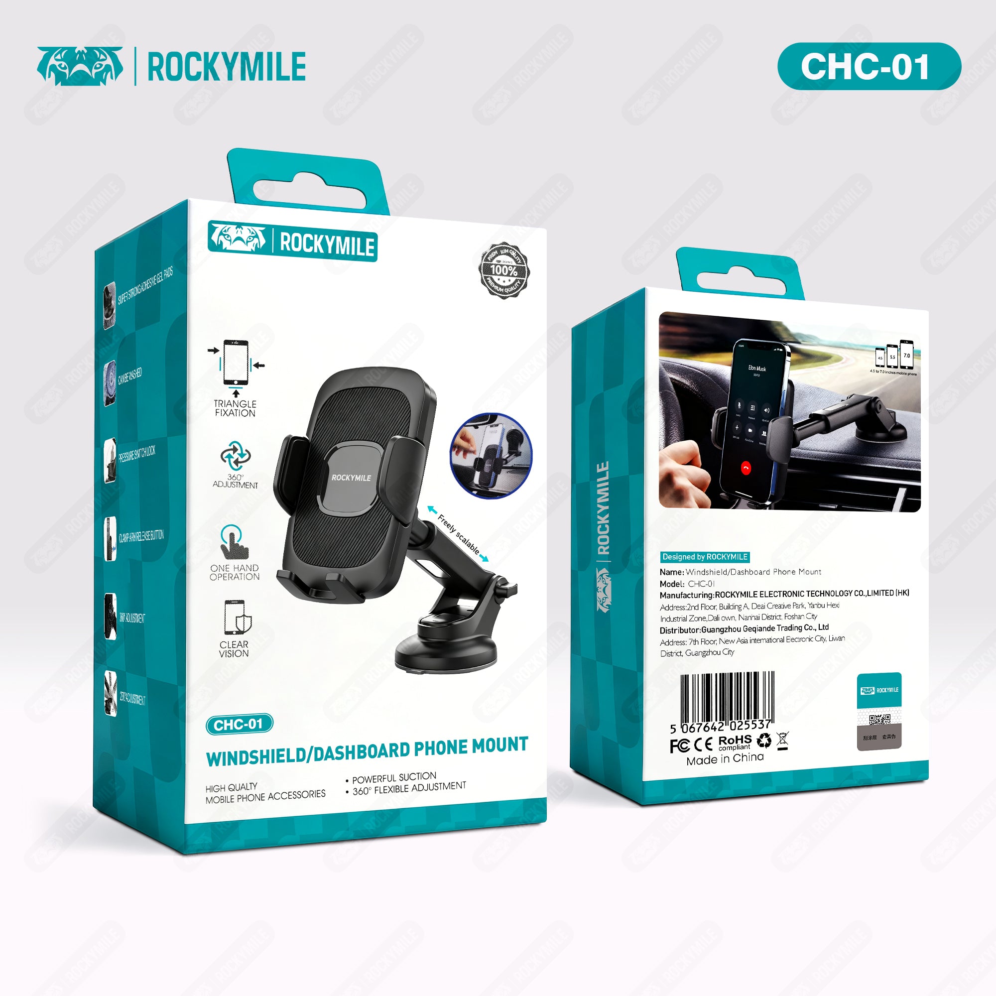 WINDSHIELD/DASHBOARD PHONE MOUNT (CHC-01)