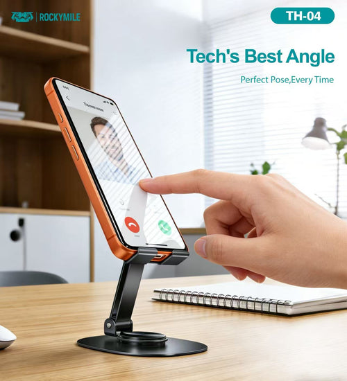 ADJUSTABLE METAL FOLDABLE DESKTOP STAND (FOR PHONE )(TH-04)