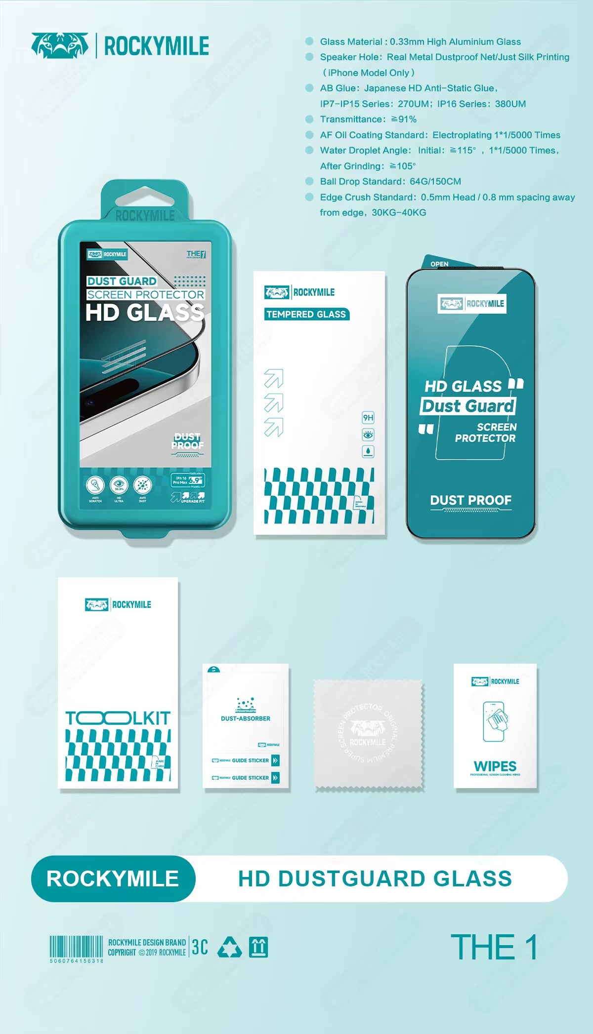 HD DUSTGUARD GLASS (THE 1 )