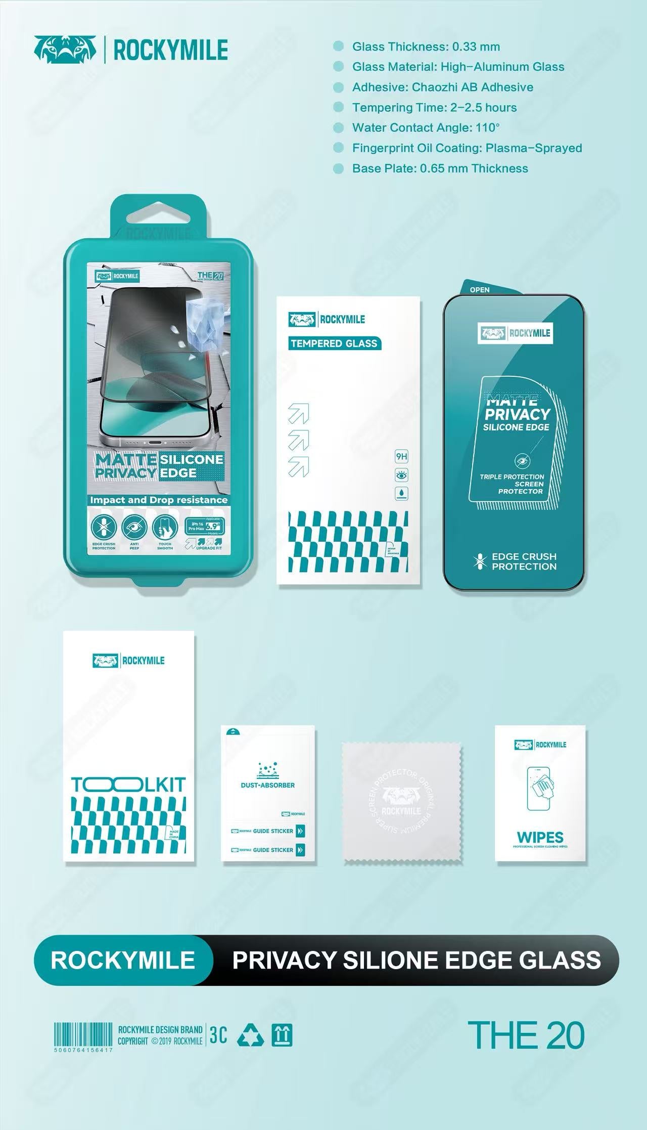 MATTE PRIVACY SILICONE EDGE (THE 20)