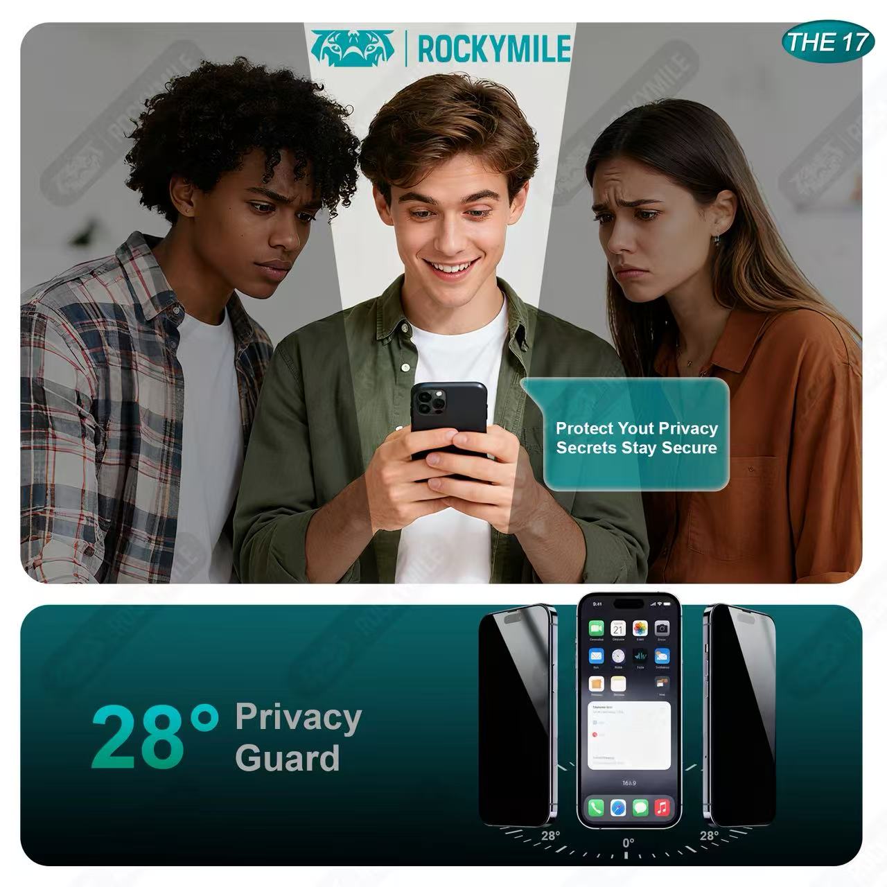 PRIVACY SILICONE EDGE GLASS (THE 17)