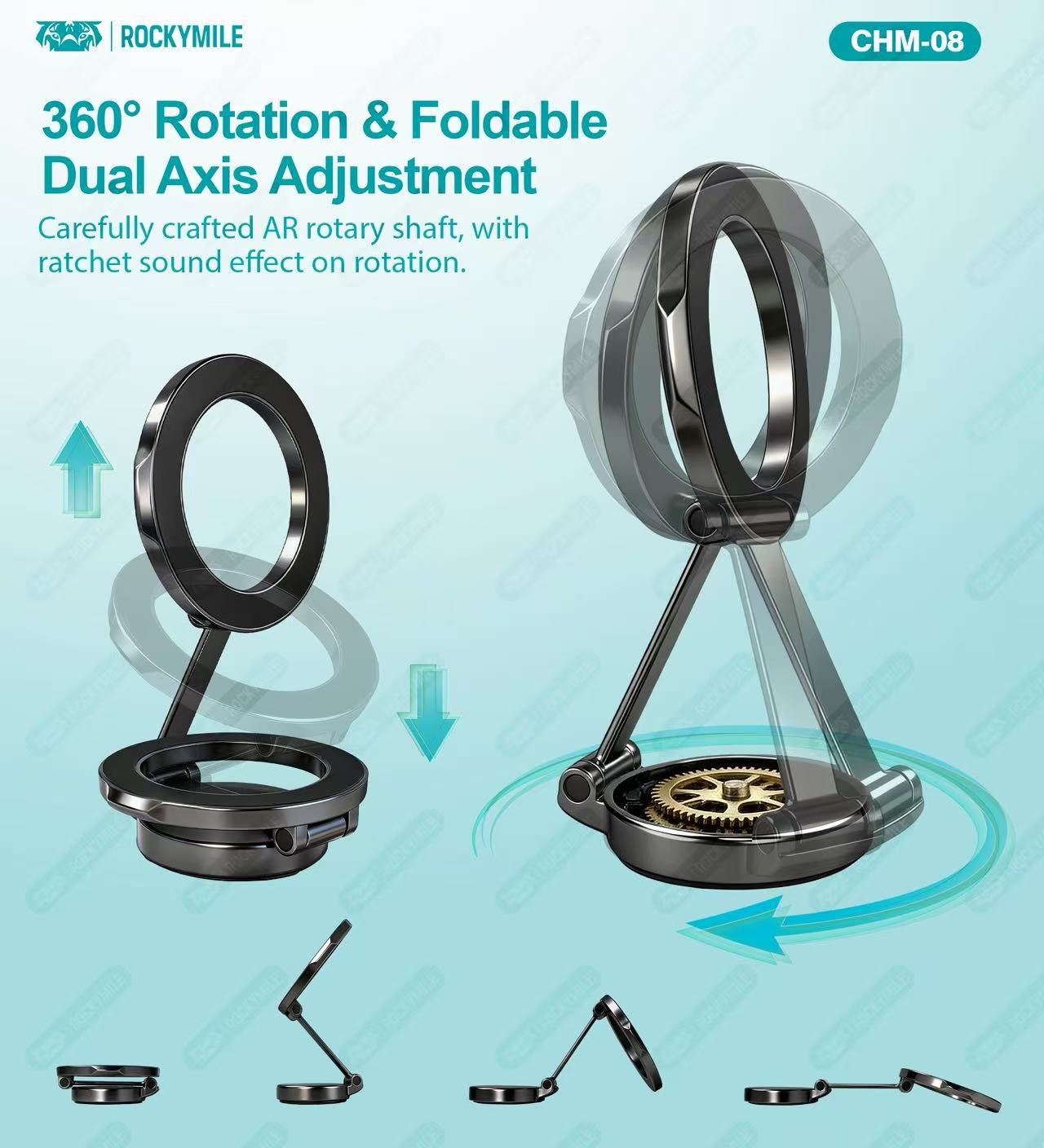 ULTRA-THIN FOLDABL MAGNETIC PHONE MOUNT (CHM-08)