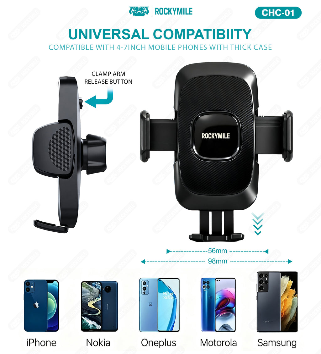 WINDSHIELD/DASHBOARD PHONE MOUNT (CHC-01)